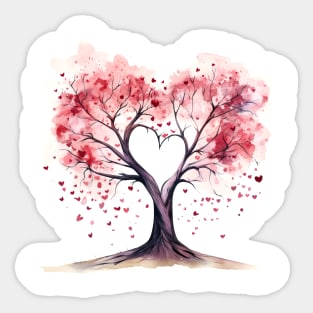 Heart Shaped Tree Sticker